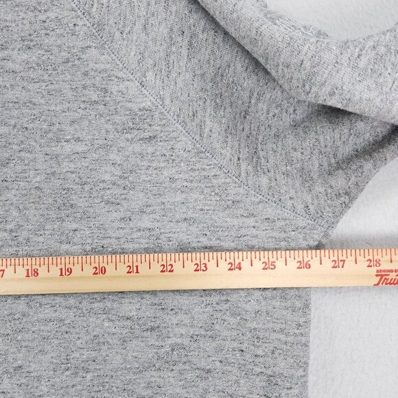 Marine Layer Sweater Mens XXL Heather Gray Sherpa Crew Neck Pullover Casual NEW - Picture 6 of 13